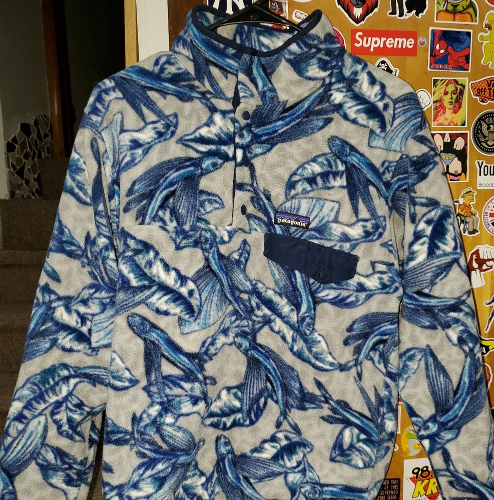 Patagonia synchilla fly fishing design